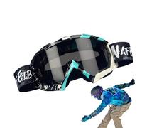 Lunettes de ski d'extérieur - Design amélioré de la vision pour les sports d'équitation | Snowboard, neige, ski, anti-rayures et absorbant les rayons UV
