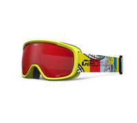 Lunettes de ski enfant Giro Buster jaune ambre écarlate