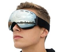 Lunettes de ski - Lunettes de protection UV, lunettes de snowboard pour l'hiver, pour sports d'hiver, vélo, jeunes, garçons, hommes, femmes, adultes