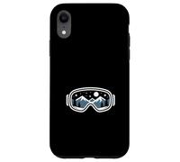 Lunettes de Ski Montagne Paysage d'hiver Coque pour iPhone XR