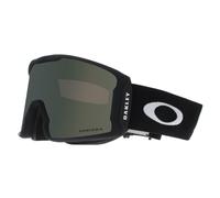 Lunettes De Ski Oakley Line Miner L OO7070-C3 Noir Mat Prizm Sage Or Iridium