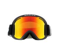 Lunettes De Ski Oakley O Frame 2 Pro XL OO7112-01 Noir Mat Iridium Feu Persimmon