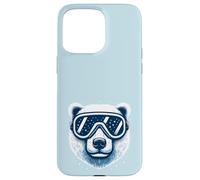 Lunettes de Ski Polar Bear Coque pour iPhone 15 Pro Max