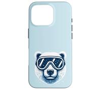 Lunettes de Ski Polar Bear Coque pour iPhone 16 Pro