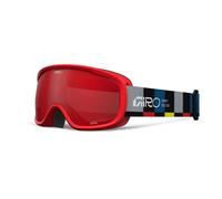 Lunettes de ski pour enfants Giro Buster noir blocs-ambre écarlate