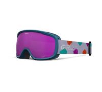 Lunettes de ski pour enfants Giro Buster sarcelle peint-ambre rose