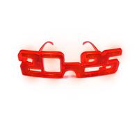 Lunettes de soleil 2025 pour le Nouvel An, lunettes de soleil LED cool pour le Nouvel An, lunettes fluorescentes lumineuses, clignotantes multicolores, lunettes de Nouvel An pour, adolescents