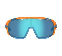 Tifosi Sledge Clarion Interchangeable Sunglasses Orange,Bleu Clarion Blue/CAT3 + AC Red/CAT2 + Clear/CAT0
