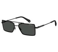 lunettes de soleil 6093/S807/M9 unisexes noires avec verres gris