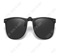 Lunettes de soleil à clip - TD® - Protection UV - Caoutchouc antidérapant - Résistant à l'eau - Tendance
