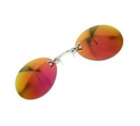 Lunettes de soleil à clipser - 4,6 cm - Polarisées surdimensionnées | Protection UV - Lunettes de soleil tendance pour conduite - Lunettes de soleil tendance qui s'adaptent sur des lunettes de vue