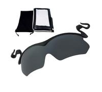 Lunettes de soleil à clipser - Lunettes de soleil polarisées classiques à la mode à clipser, Lunetes de solil polarisées rabattables | Lunetes de solil pour chapeau, lunets élégantes sans montur