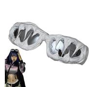 Lunettes de soleil à colle goutte d'Halloween - Lunettes de soleil de colle de colle de collecte UV400 | Glotte de verres de soleil faits à la main | Enrouler autour des verres de soleil pour