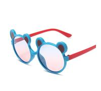 Lunettes De Soleil À Deux Oreilles Pour Enfants, 1 Pièce, Adorables Lunettes De Soleil De Dessin Animé Pour Filles Et Garçons, Lunettes De Soleil D'Animaux Uv400