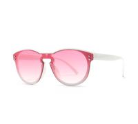 Lunettes de soleil à grande monture pour femmes, dotées d'un design monobloc avec rivets, d'un style rétro à double pont et d'une protection UV400.(C3)
