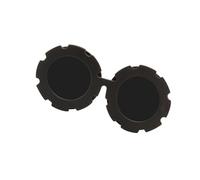 Lunettes de soleil à monture ronde pour animal domestique UV400 Lunettes de protection confortables pour les activités en plein air marche randonnée