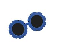 Lunettes de soleil à monture ronde pour animal domestique UV400 Lunettes de protection confortables pour les activités en plein air marche randonnée