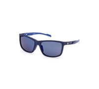 Lunettes de Soleil Adidas Sport SP0047 60/19/135 91X matte blue INJECTED SUNGLASSES MAN Adidas Sport SP0047 matte blue Sun glasses