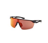 Lunettes adidas Sport SP0103 noires avec verres miroir orange