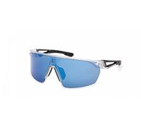 Lunettes adidas Sport SP0103 noires avec verres miroir bleus