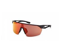 Lunettes adidas Sport SP0103 noires avec verres miroir orange