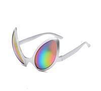 Lunettes de soleil Alien arc-en- - Lunettes de nouveauté vivantes avec verres colorés, formes alternatives, accessoires de fête amusants | Accessoires de costume fantaisistes pour adultes et