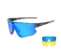 Lunettes de soleil All Round Morpho REVO - Matt Black/Blue/Yellow Set OPC