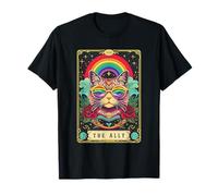 Lunettes de soleil amusantes Ally Cat Tarot Card Pride Gay Pride LGBTQ T-Shirt