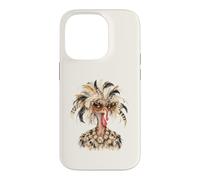 Lunettes de Soleil Amusantes et Glamour en Forme de Dinde pour Thanksgiving Holiday Attitude Coque pour iPhone 14 Pro