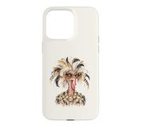 Lunettes de Soleil Amusantes et Glamour en Forme de Dinde pour Thanksgiving Holiday Attitude Coque pour iPhone 15 Pro Max