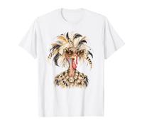 Lunettes de Soleil Amusantes et Glamour en Forme de Dinde pour Thanksgiving Holiday Attitude T-Shirt