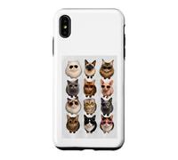 Lunettes de Soleil Amusantes pour Les Amoureux des Races de Chats Coque pour iPhone XS Max