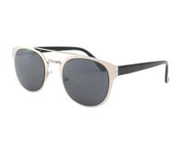 Lunettes de soleil argent et noir monture métal Sturno sélection EYe Wear - Lunette de soleil légère et solide pour un look class...