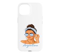 Lunettes de Soleil Argentine Fille Drapeau Argentine Coque pour iPhone 15