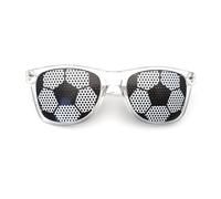 Lunettes de soleil autocollantes pour la Coupe du Monde 2026, motif drapeau des États-Unis, du Canada et du Mexique, élégantes et anti-UV pour supporters (White)