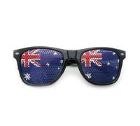 Lunettes de soleil autocollantes pour la Coupe du Monde 2026, motif drapeau des États-Unis, du Canada et du Mexique, élégantes et anti-UV pour supporters (Australia)
