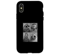 Lunettes de Soleil avec écouteurs Poulet Coque pour iPhone X/XS