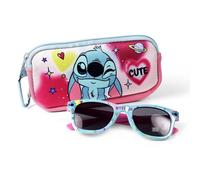 ARTESANÍA CERDÁ – Lunettes de soleil Stitch pour enfants avec étui – Garçons et filles, été