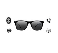 Lexibook, Lunettes de Soleil IA Intelligence Artificielle avec Micro Enceintes Bluetooth, Noire, BTSG1