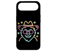 Lunettes de Soleil avec Visage de Loup et Cowboy - Motif Western - Rose Cool Coque pour iPhone Air