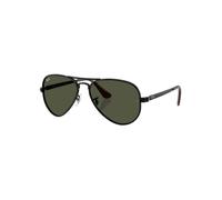 Ray-Ban Lunettes de soleil RB3925 AVIATOR MAX 002/31 Unisexe Métal Noir Vert Pilote Normale