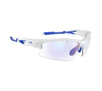 AZR - Kromic Huez Cat 1-3 - Lunettes vélo Blanc - Irise Bleu Photochromique Cat 1-3