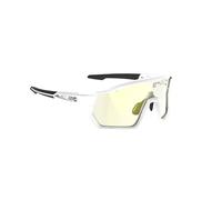 AZR Lunettes de soleil Pro Race Rx Blanche vernie, Noir, Photochromique, Irisé Gold