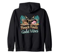 Lunettes de soleil Beach Finds And Good Vibes Sweat à Capuche
