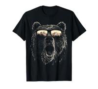 Lunettes de Soleil Bear Lover Mountain Art Graphic T-Shirt