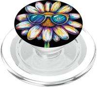 Lunettes de Soleil Beauty Daisy dans des Couleurs Froides PopSockets PopGrip pour MagSafe