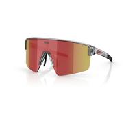 Bliz Lunettes de soleil P004 monture transparente gris foncé verres Clair Brown/Red Multi (CAT3)