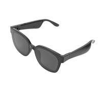 Lunettes de Soleil Bluetooth de Traduction Multifonctions avec Deux Haut-parleurs Stéréo pour Les Voyages d'affaires, Les études de Voyage, Les Appels Musicaux, Lunettes Intelligentes (Gris