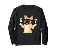 Lunettes de Soleil Bouledogue français 67 Meme Humour Amoureux des Chiens Manche Longue
