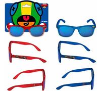 Lunettes de soleil Brawl Stars pour enfants - Lunettes de soleil cool pour les petits fans Monture fine bleue